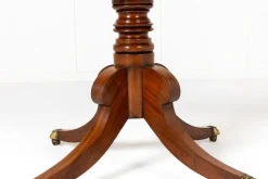 New Pamono English Regency Mahogany Drum Table