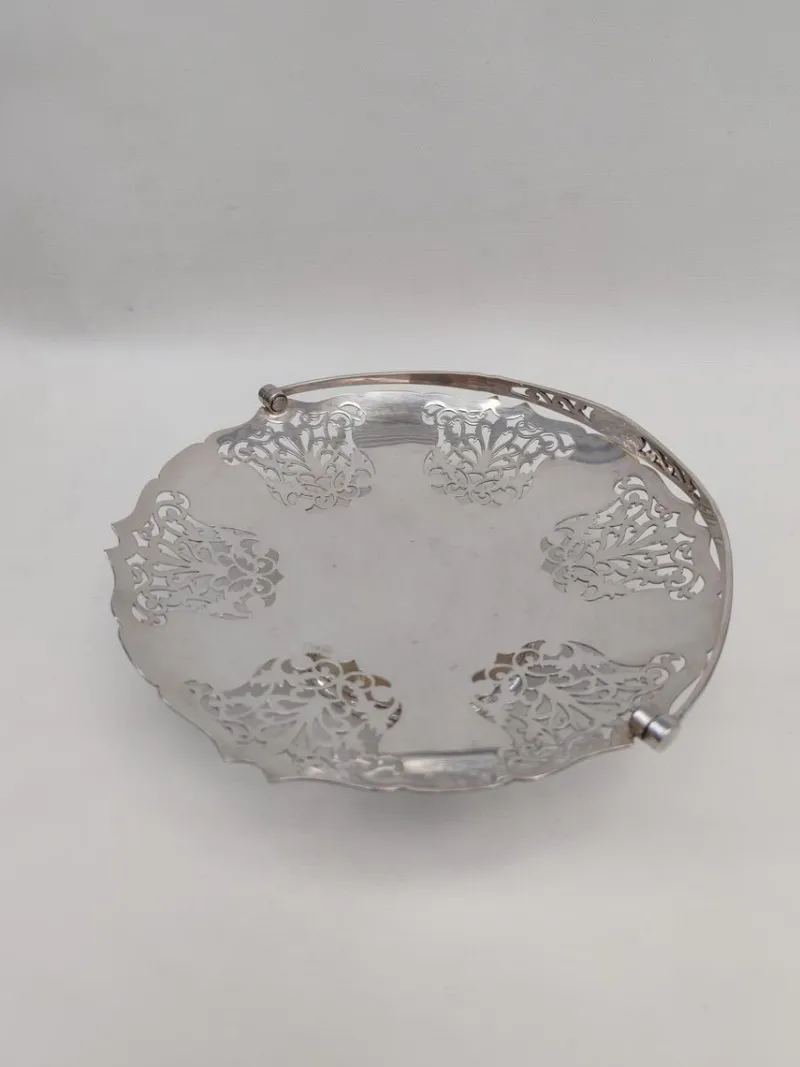 Discount Pamono English Silver Plated Dish by Mappin and Webbs, 1890s
