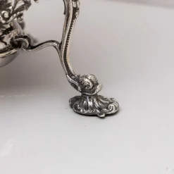 Sale Pamono English Silver Teapot with Stand by T. Heming and S. Whitford