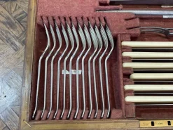 Pamono English Silver-Plated Cutlery Set in Oak Box, Set of 119><noscript><img width=