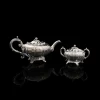 Pamono English Silver-Plated Tea Service from Viners of Sheffield, 1960s, Set of 2> Coffee & Tea Service