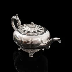 Pamono English Silver-Plated Tea Service from Viners of Sheffield, 1960s, Set of 2><noscript><img width=