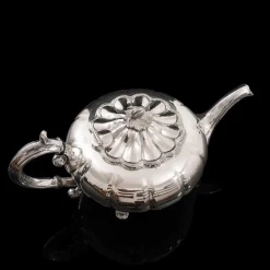 Pamono English Silver-Plated Tea Service from Viners of Sheffield, 1960s, Set of 2><noscript><img width=