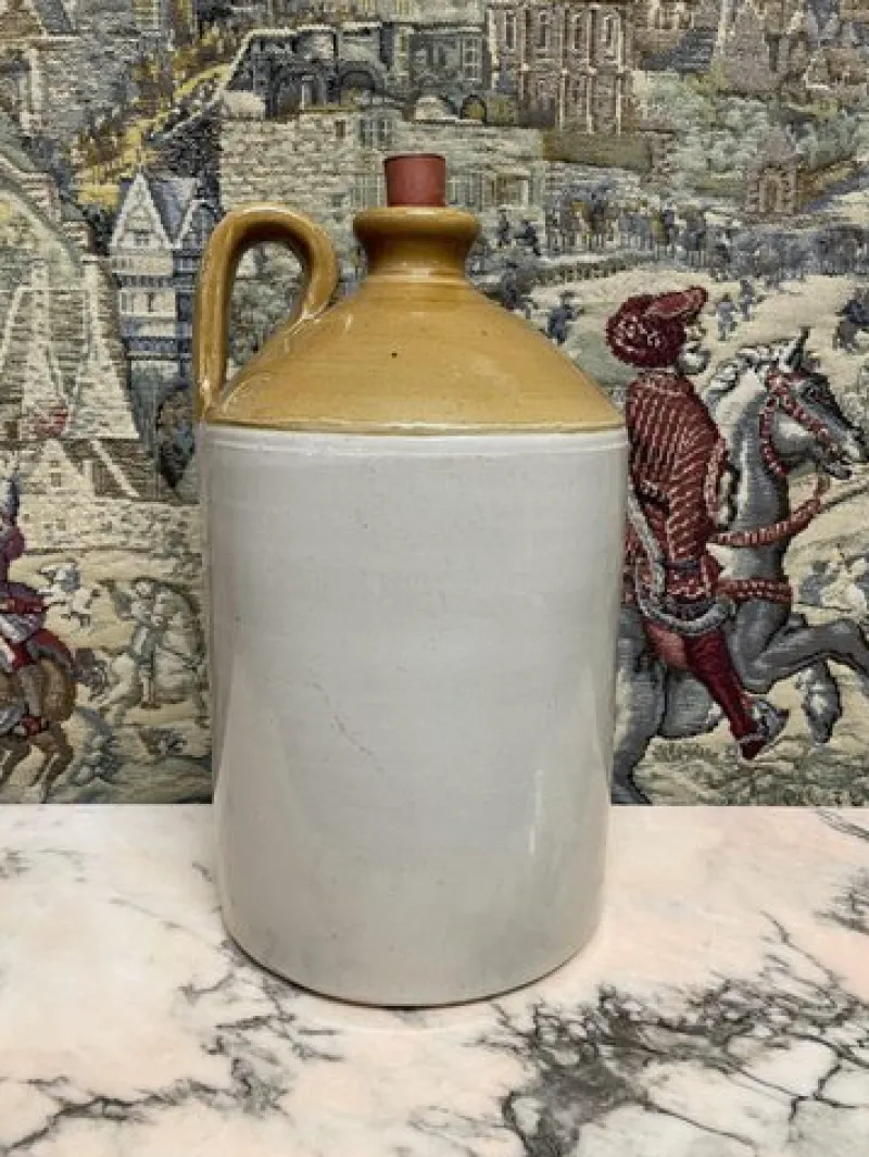Pamono English Stoneware Wine Jug by James Pearson> Bottles, Carafes & Jugs