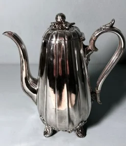 Pamono English Teapot in Silver-Plating from Dixon James, 1890> Coffee & Tea Service