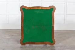 Pamono English Walnut & Mahogany Games Table, 1940s