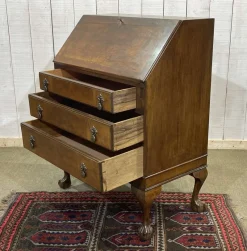 Best Pamono English Walnut Secretary, 1930s