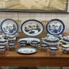 Pamono English Willow Porcelain Dinner Service, Set of 27> Dinnerware Accessories