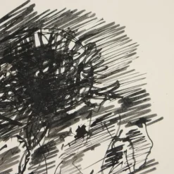 Outlet Pamono Ennio Morlotti, Composition, Ink on Paper