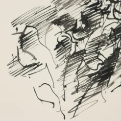 Outlet Pamono Ennio Morlotti, Composition, Ink on Paper