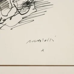 Outlet Pamono Ennio Morlotti, Composition, Ink on Paper