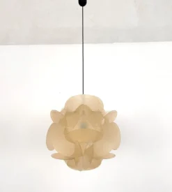 Discount Pamono Enrico Botta Fiberglass Pendant Light by Sundown, 1968