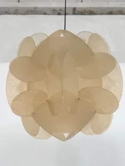 Discount Pamono Enrico Botta Fiberglass Pendant Light by Sundown, 1968