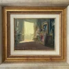 Pamono Enrique Gomez Sacanelles, Artist's Study, 1980s, Oil on Canvas> Impressionist