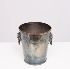 Pamono Epns Silver Plated Lions Head Wine Cooler, 1950s><noscript><img width=