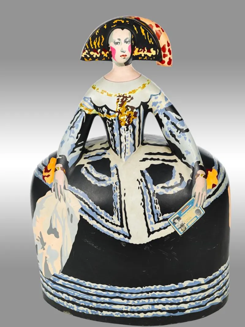 Pamono Equipo Crónica, Menina, 1968, Papier-Mâché> Abstraction