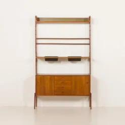 Pamono Ergo Wall Unit with Planter by John Texmon, Norway, 1960s