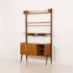 Pamono Ergo Wall Unit with Planter by John Texmon, Norway, 1960s
