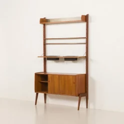 Pamono Ergo Wall Unit with Planter by John Texmon, Norway, 1960s
