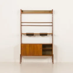 Pamono Ergo Wall Unit with Planter by John Texmon, Norway, 1960s