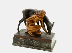 Clearance Pamono Erich Schmidt-Kestner, The Feeding, 1915, Bronze