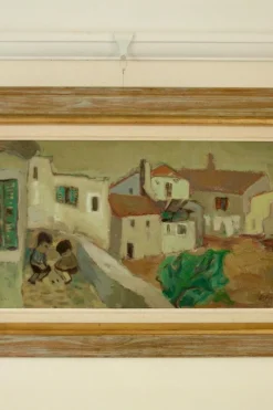 Pamono Erik Sigfrid Persson, Children, Oil on Panel, Mid-20th Century, Framed><noscript><img width=