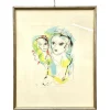 Pamono Ernesto Treccani, Mother and Son, 1970s, Lithograph