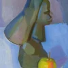Outlet Pamono Ernst Ingemansson, Modernist Still Life with Woman's Bust, 1960s, Oil on Canvas