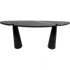 Pamono Eros Console in Black Marble by Angelo Mangiarotti, 1970s> Console Tables