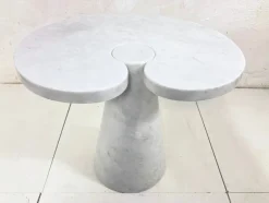 Discount Pamono Eros Side Table in White Marble by Angelo Mangiarotti, 1970s