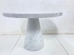 Discount Pamono Eros Side Table in White Marble by Angelo Mangiarotti, 1970s