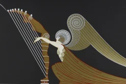 Pamono Erté, The Angel with the Harp, 1926, Color Lithograph><noscript><img width=