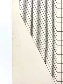 New Pamono Erwin Heerich, Large Constructive-Concrete Composition, 1950s, Screen Print