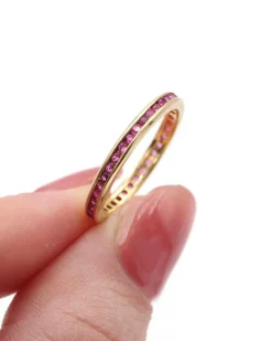 Best Pamono Eternity Natural Ruby Ring