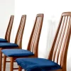 Pamono Eva Dining Chairs by Niels Koefoed for Koefoeds Møbelfabrik, 1960s, Set of 4> Side Chairs & Dining Chairs