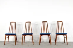 Pamono Eva Dining Chairs by Niels Koefoed for Koefoeds Møbelfabrik, 1960s, Set of 4> Side Chairs & Dining Chairs