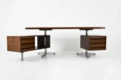 Pamono Executive Desk by Osvaldo Borsani for Tecno, 1960s><noscript><img width=