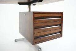 Pamono Executive Desk by Osvaldo Borsani for Tecno, 1960s><noscript><img width=
