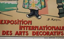 Sale Pamono Exposition Internationale Des Arts Décoratifs Poster, France, 1925