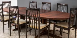 Pamono Extendable Dining Table by John Mortensen for Heltborg Møbler Denmark, 1960s, 1962><noscript><img width=