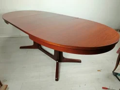 Pamono Extendable Dining Table from Baumann, 1960s><noscript><img width=
