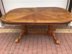 Pamono Extendable Dining Table with Rounded Corners, 1970s> Dining Tables & Sets