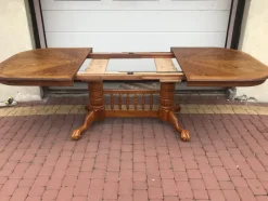 Pamono Extendable Dining Table with Rounded Corners, 1970s> Dining Tables & Sets
