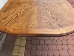 Pamono Extendable Dining Table with Rounded Corners, 1970s><noscript><img width=