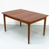 Pamono Extendable Teak Boat Shaped Dining Table, 1970s> Dining Tables & Sets