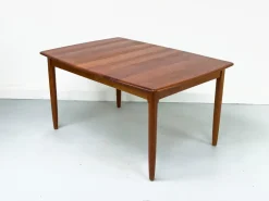 Pamono Extendable Teak Boat Shaped Dining Table, 1970s> Dining Tables & Sets