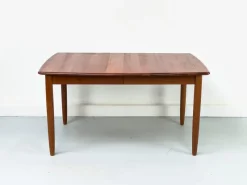 Pamono Extendable Teak Boat Shaped Dining Table, 1970s> Dining Tables & Sets