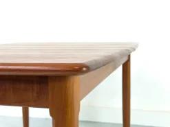 Pamono Extendable Teak Boat Shaped Dining Table, 1970s><noscript><img width=