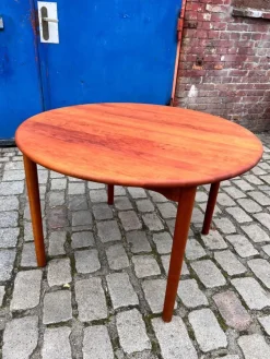 Outlet Pamono Extendable Teak Dining Table, Denmark