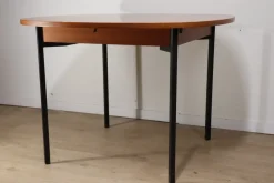 New Pamono Extendable Teak Table by Pierre Guariche, 1960